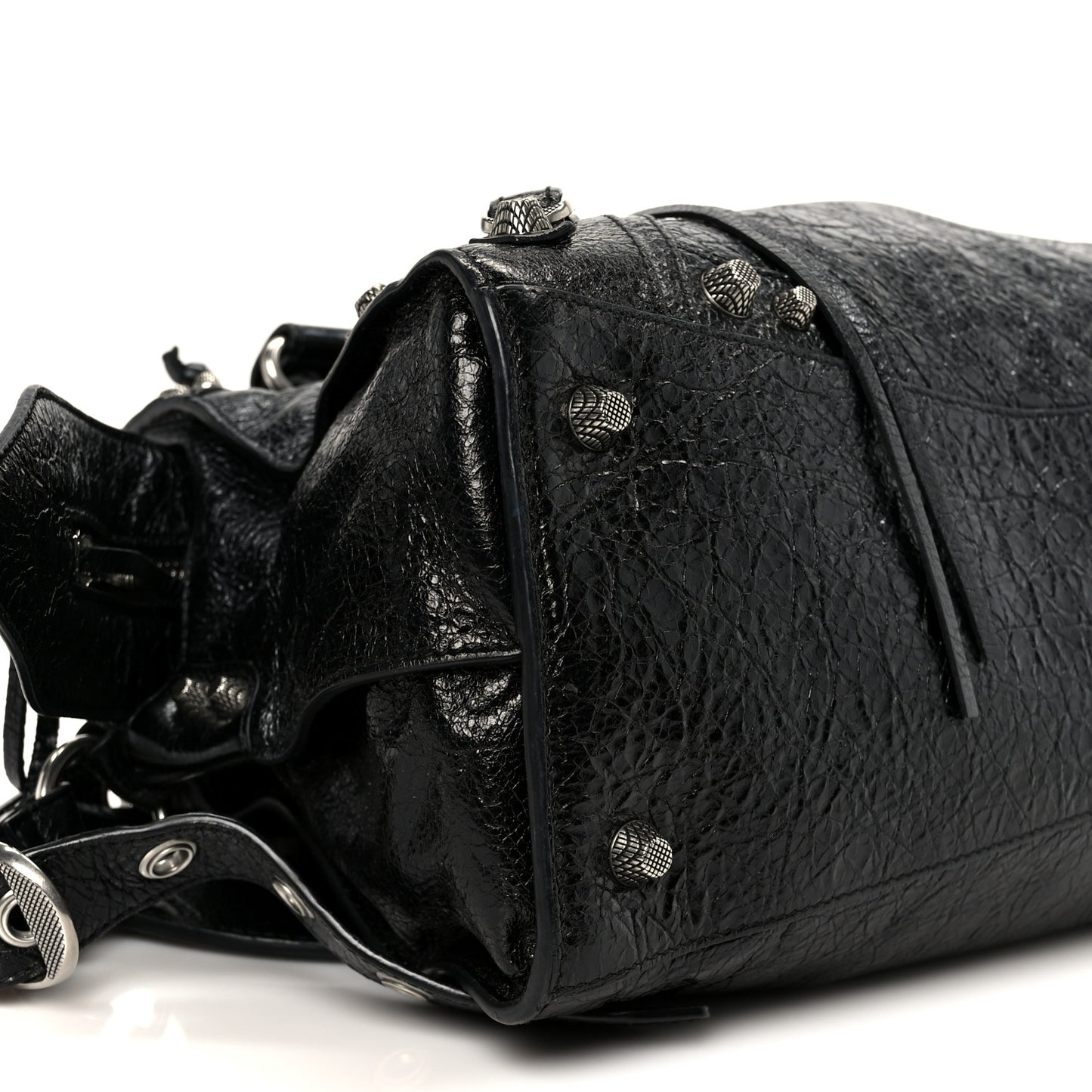 Agneau Arena Small Neo Cagole City Handbag Black