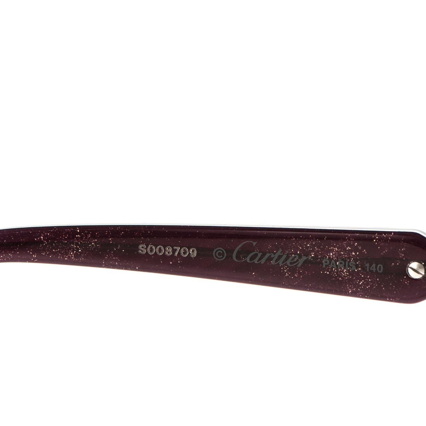 Trinity Glitter Sunglasses 140 Dark Purple