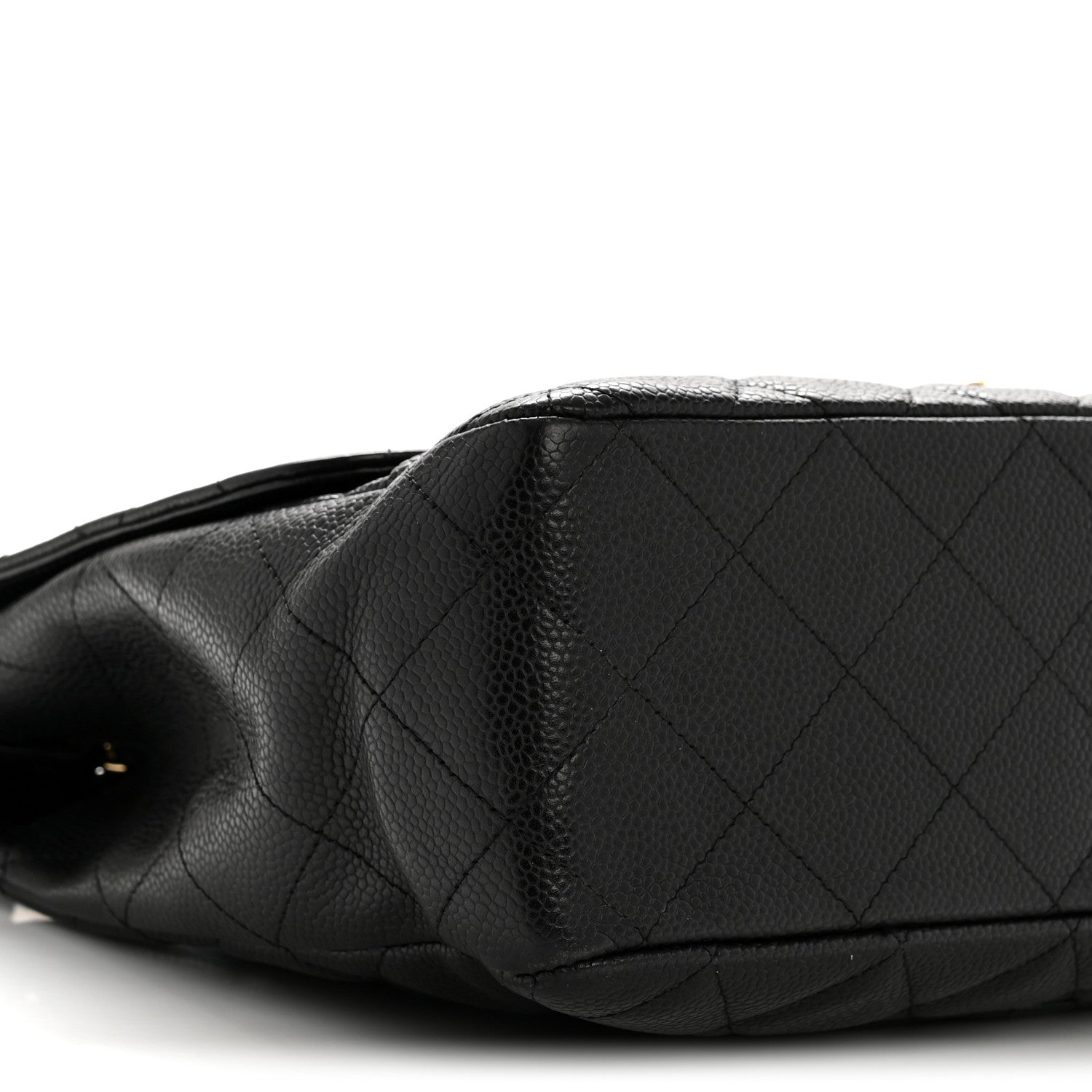 Chanel Caviar Quilted Jumbo Single Flap Black 9 of 13