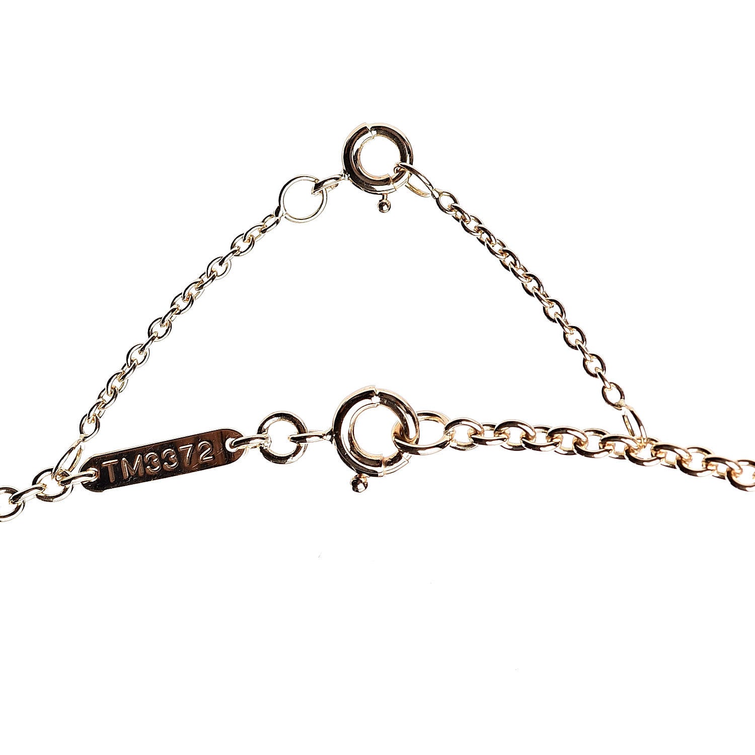 Cartier 18K Pink Yellow White Gold Baby Trinity Pendant Necklace 6 of 6