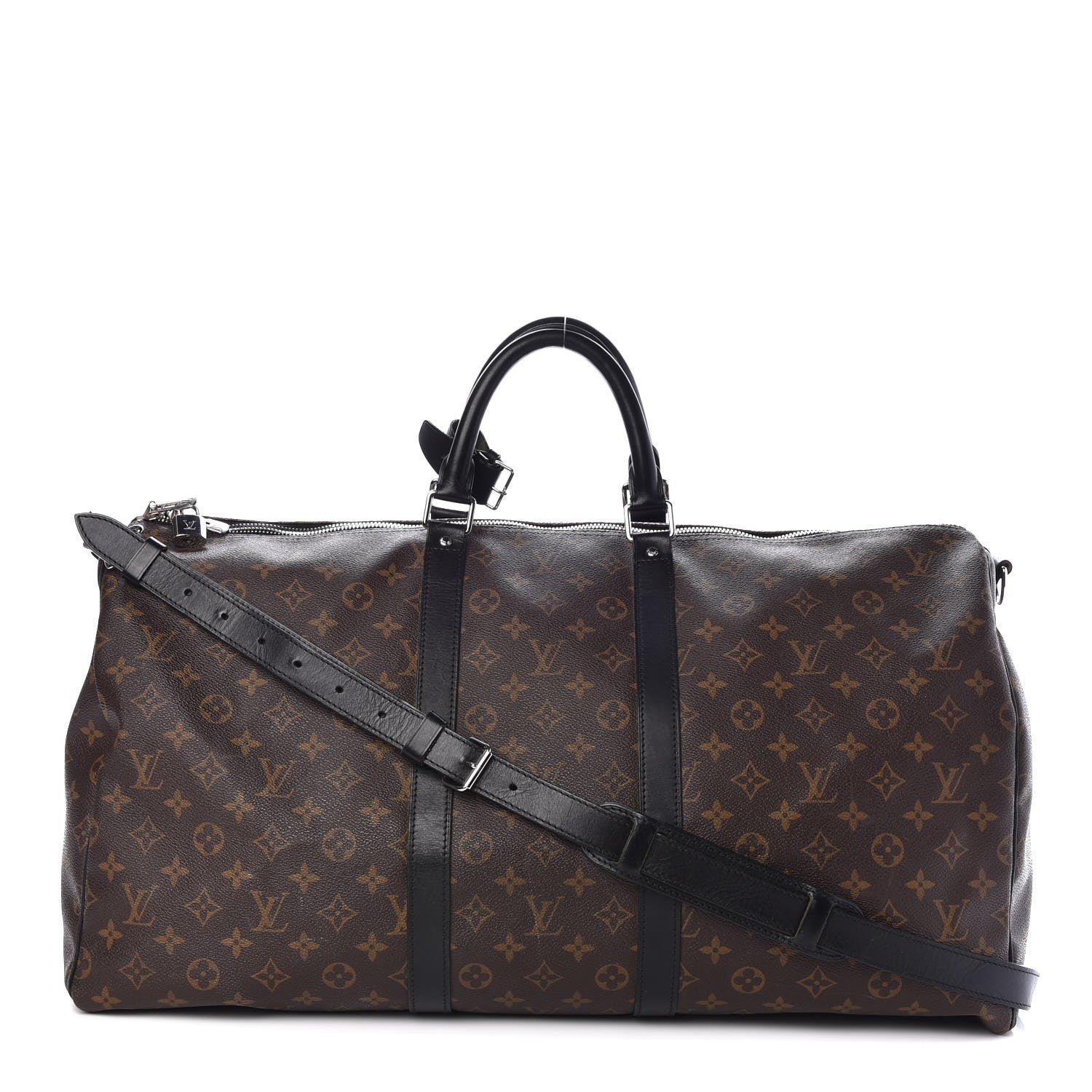 Louis Vuitton Monogram Macassar Keepall Bandouliere 55 1 of 7