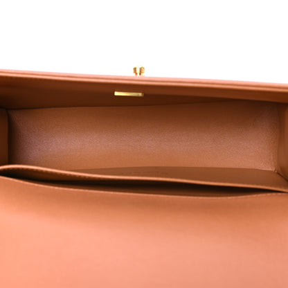 Chanel Caviar Chevron Quilted Medium Boy Flap Brown 5 of 9