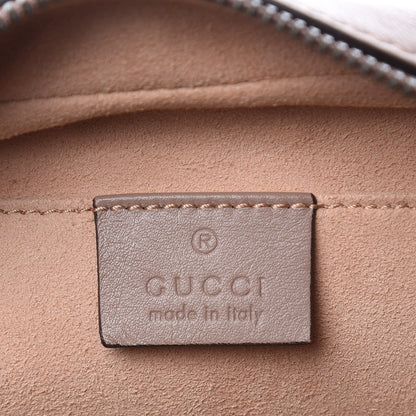 Gucci Calfskin Matelasse Studded Small Pearly GG Marmont Chain Shoulder Bag Porcelain Rose 6 of 9