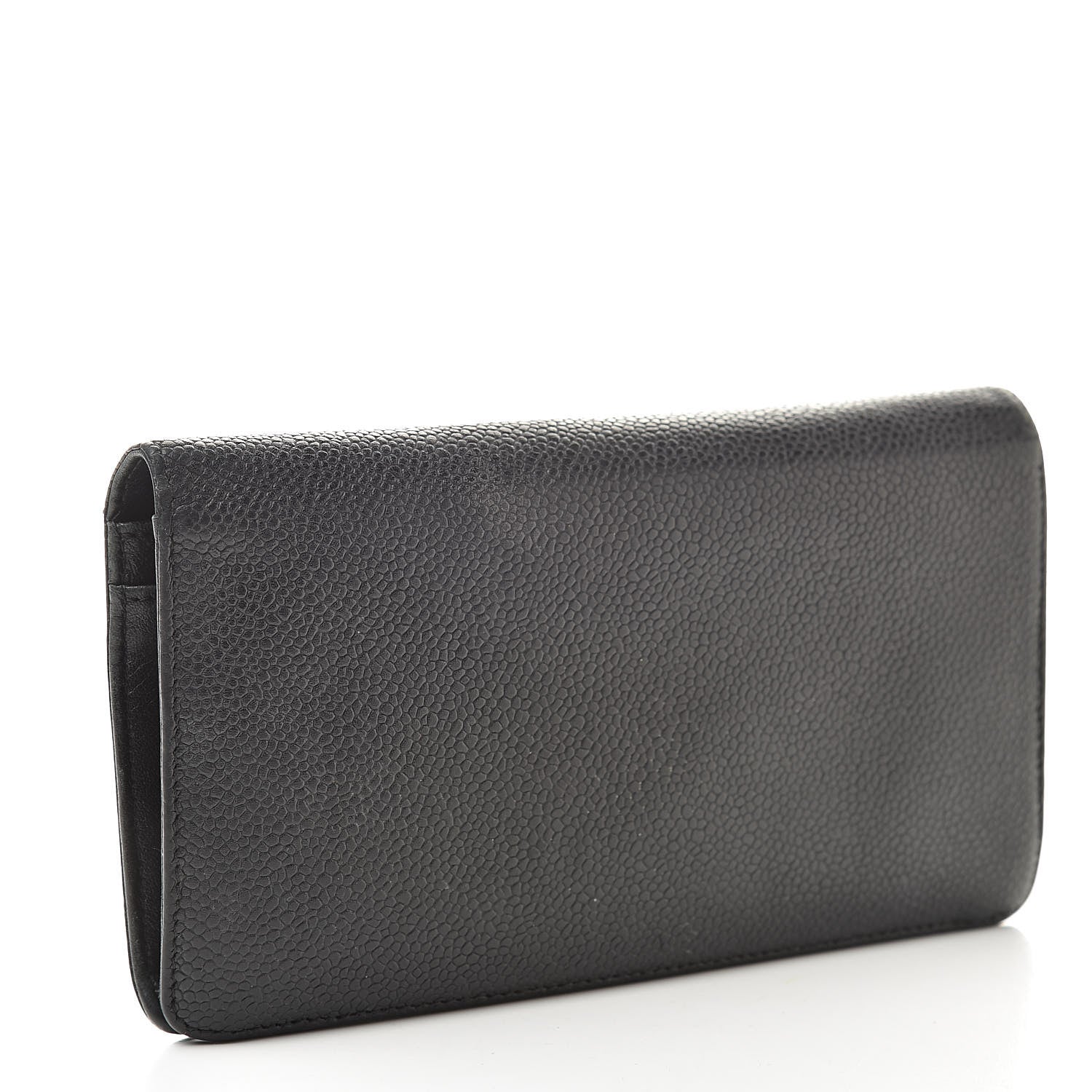 Chanel Caviar Timeless CC Yen Wallet Black 3 of 17