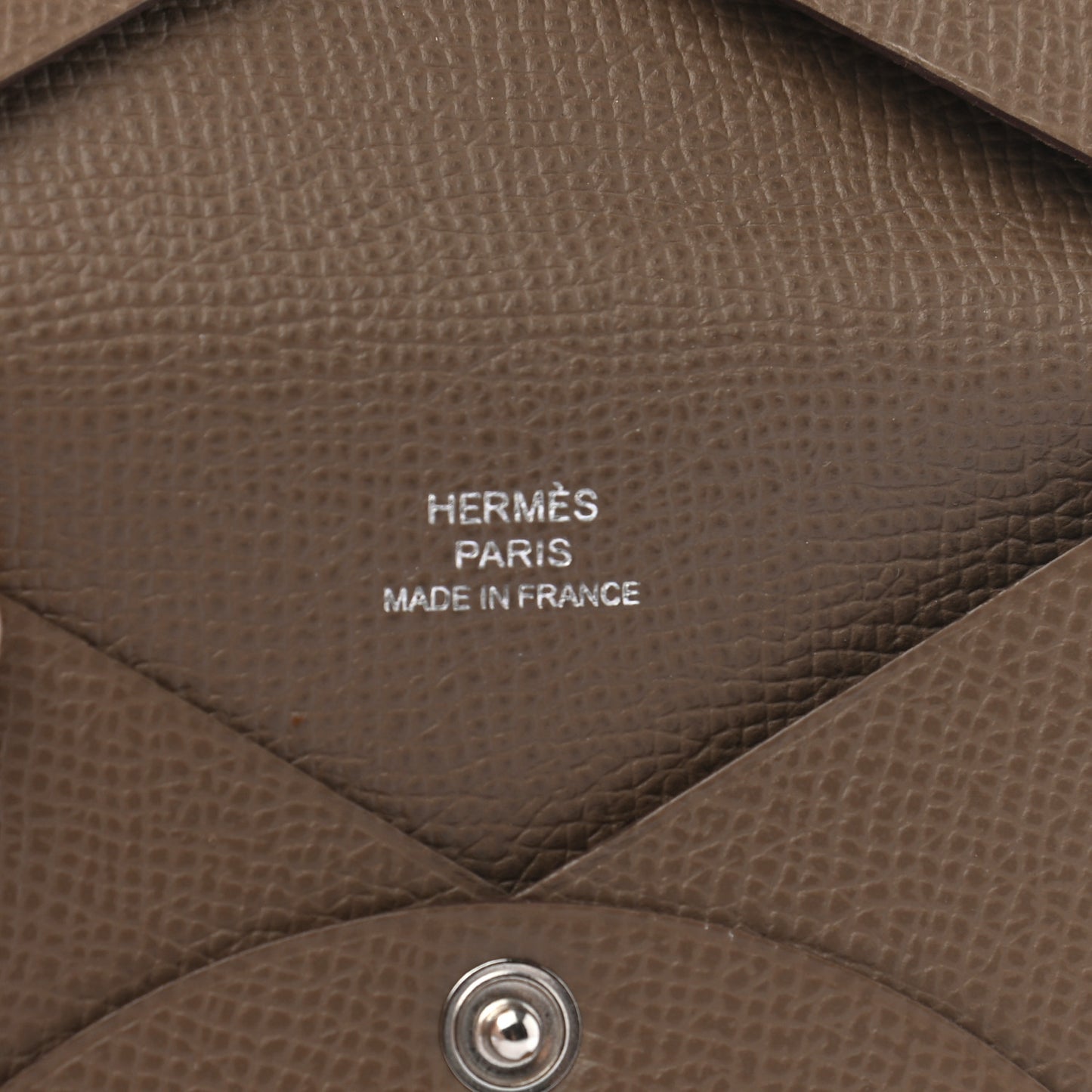 Epsom Calvi Card Case Etoupe