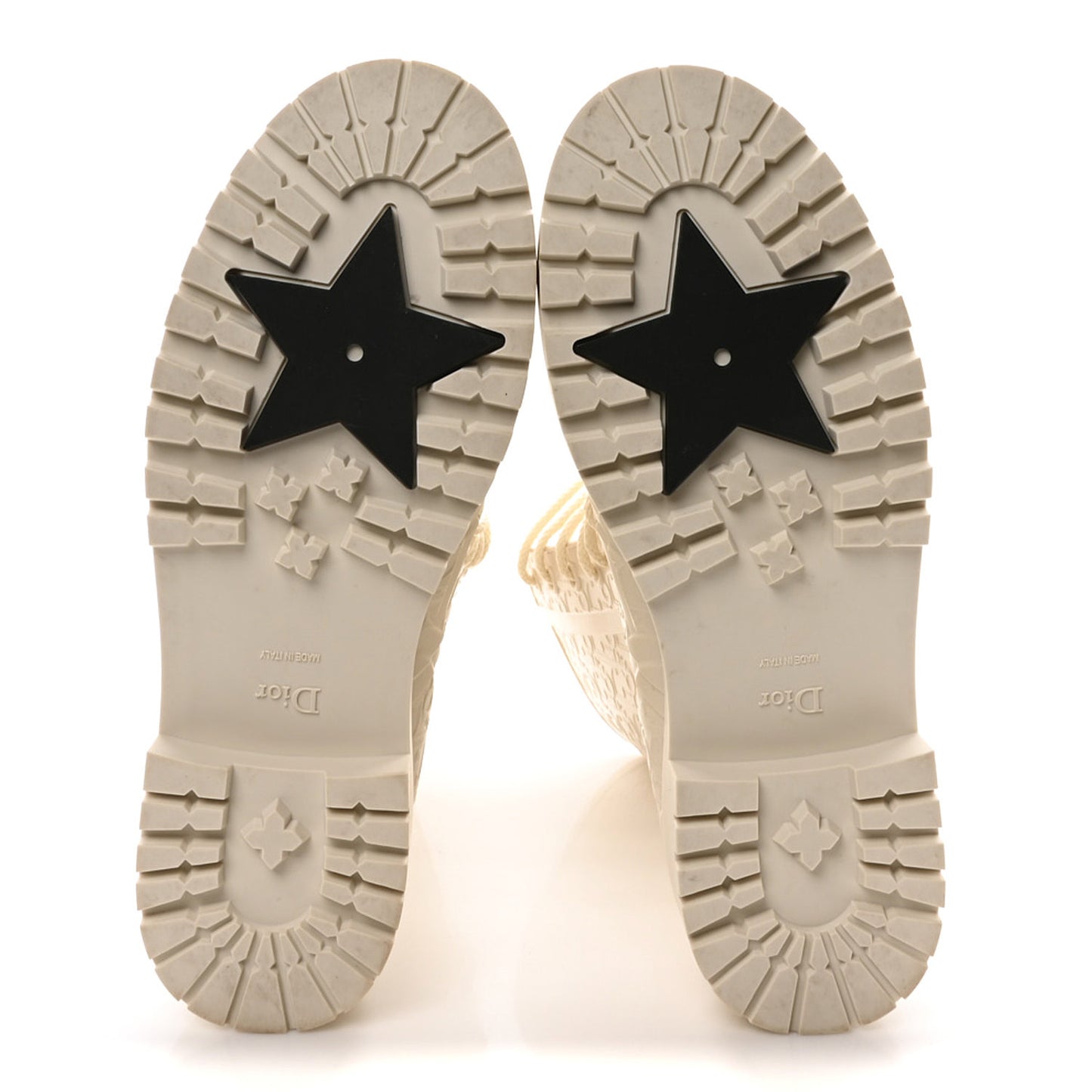 Oblique Rubber Diorcamp Boots 41 Off White