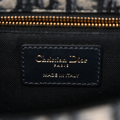 Christian Dior Oblique 30 Montaigne Flap Bag Blue 6 of 9