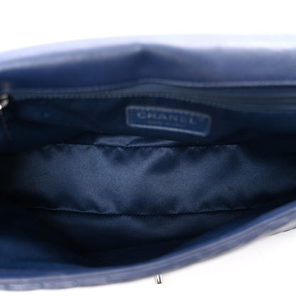 Chanel Lambskin Quilted Large CC Crossing Flap Navy 4 of 11