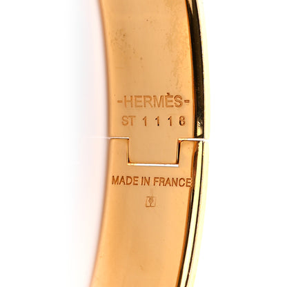 Hermes Enamel Narrow Clic Clac H Bracelet PM White 4 of 4