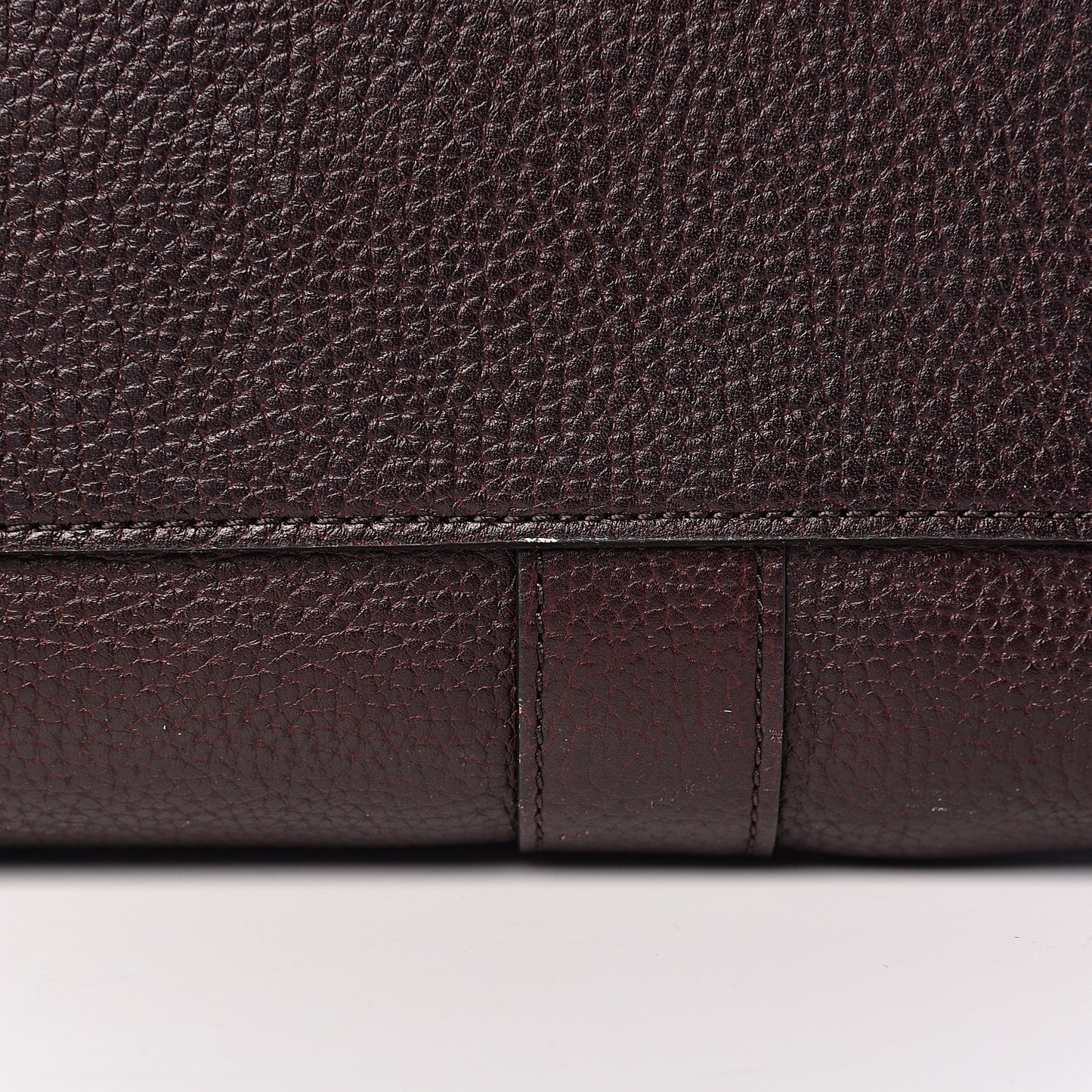Grain Vegetable Tanned Calfskin Bayswater Oxblood