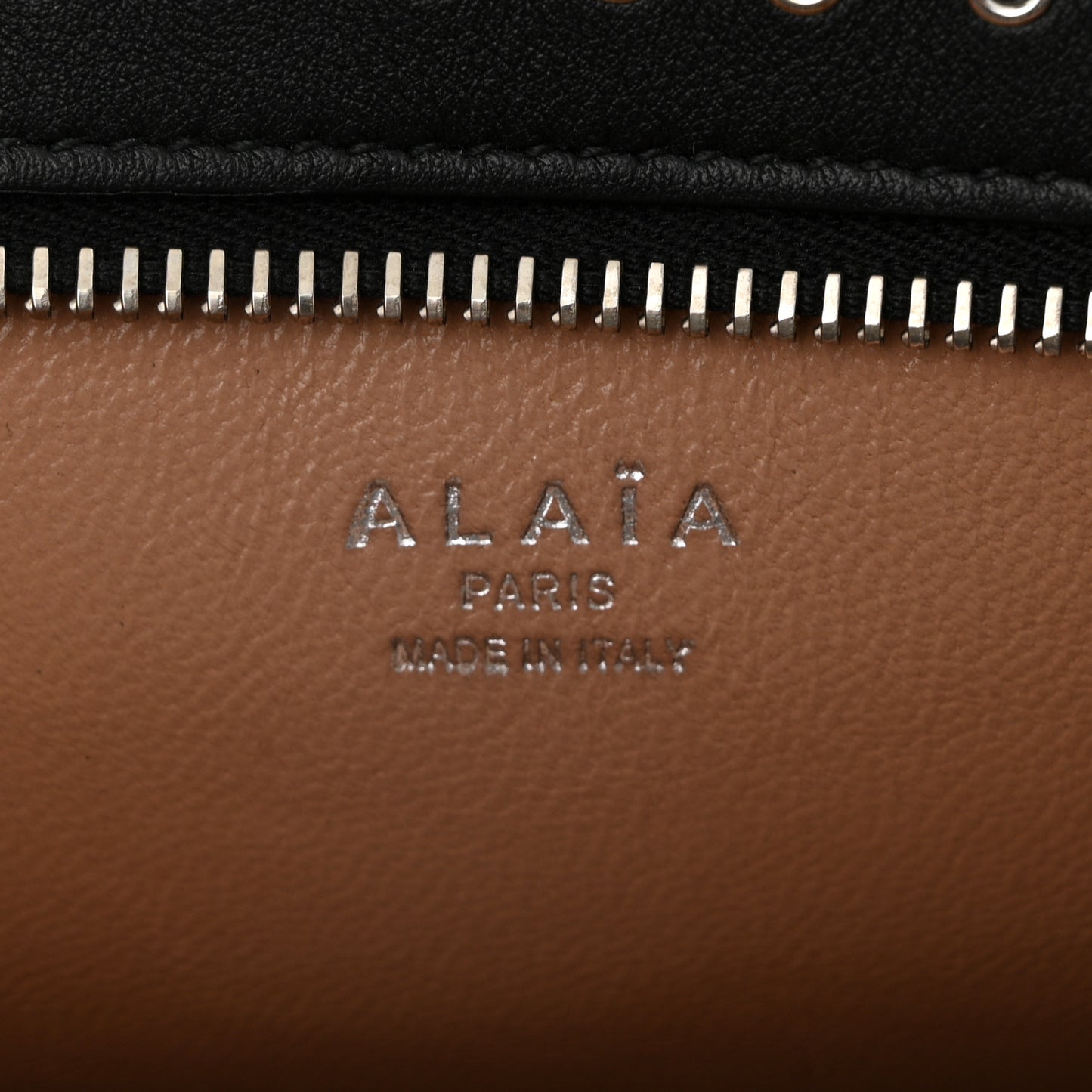 Calfskin Grommet Studded Top Handle Bag Black