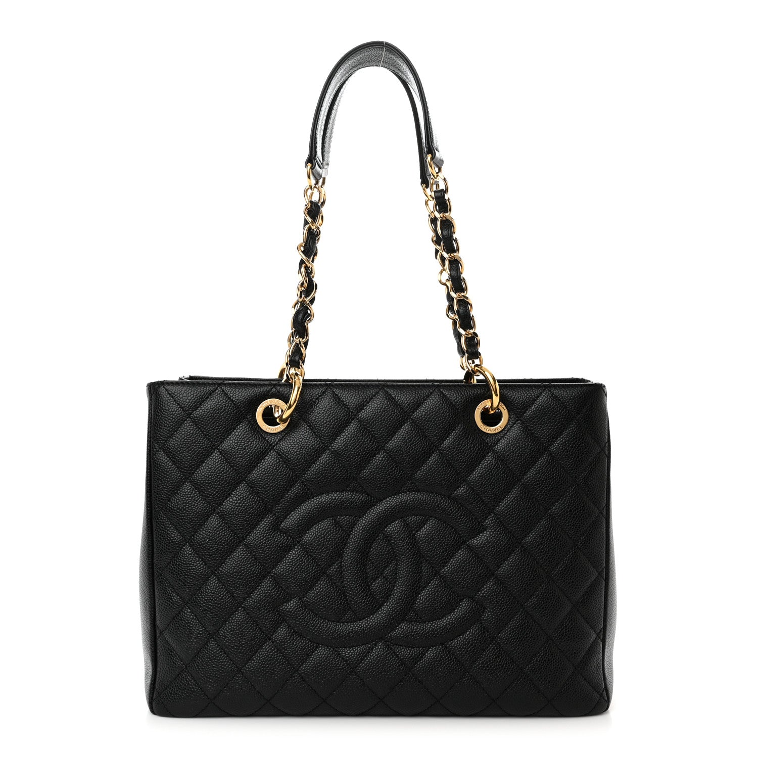 Chanel Caviar Quilted Grand Shopping Tote GST Black 1 of 13
