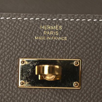 Hermes Epsom Kelly Wallet To Go Etoupe 6 of 13
