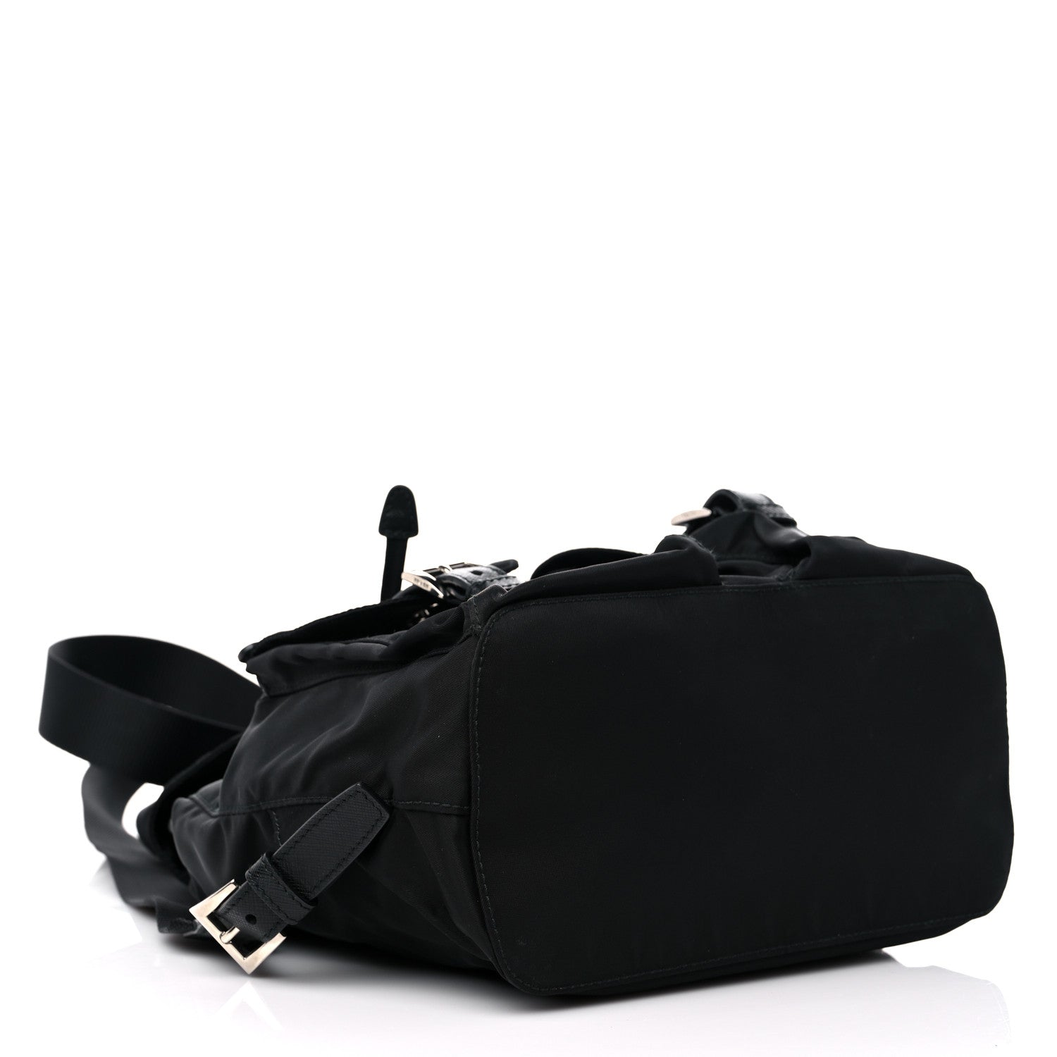 Prada Tessuto Nylon Saffiano Small Backpack Black 4 of 10