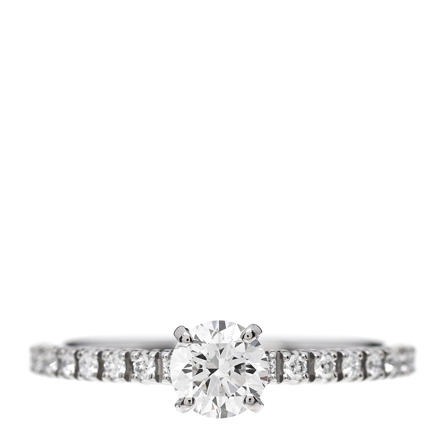 product image of CARTIER Platinum Diamond .30ct Etincelle De Cartier Solitaire Engagement Ring 46 3.75 FASHIONPHILE