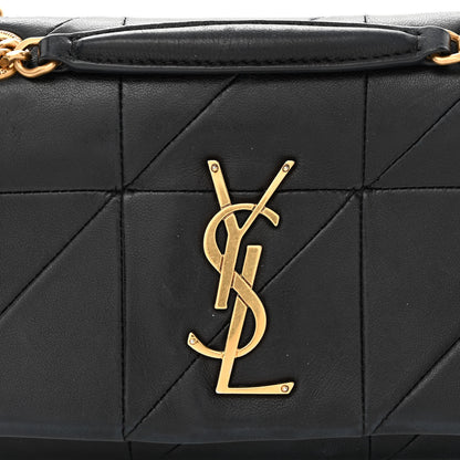 Saint Laurent Lambskin Patchwork Monogram Small Jamie Black 8 of 11