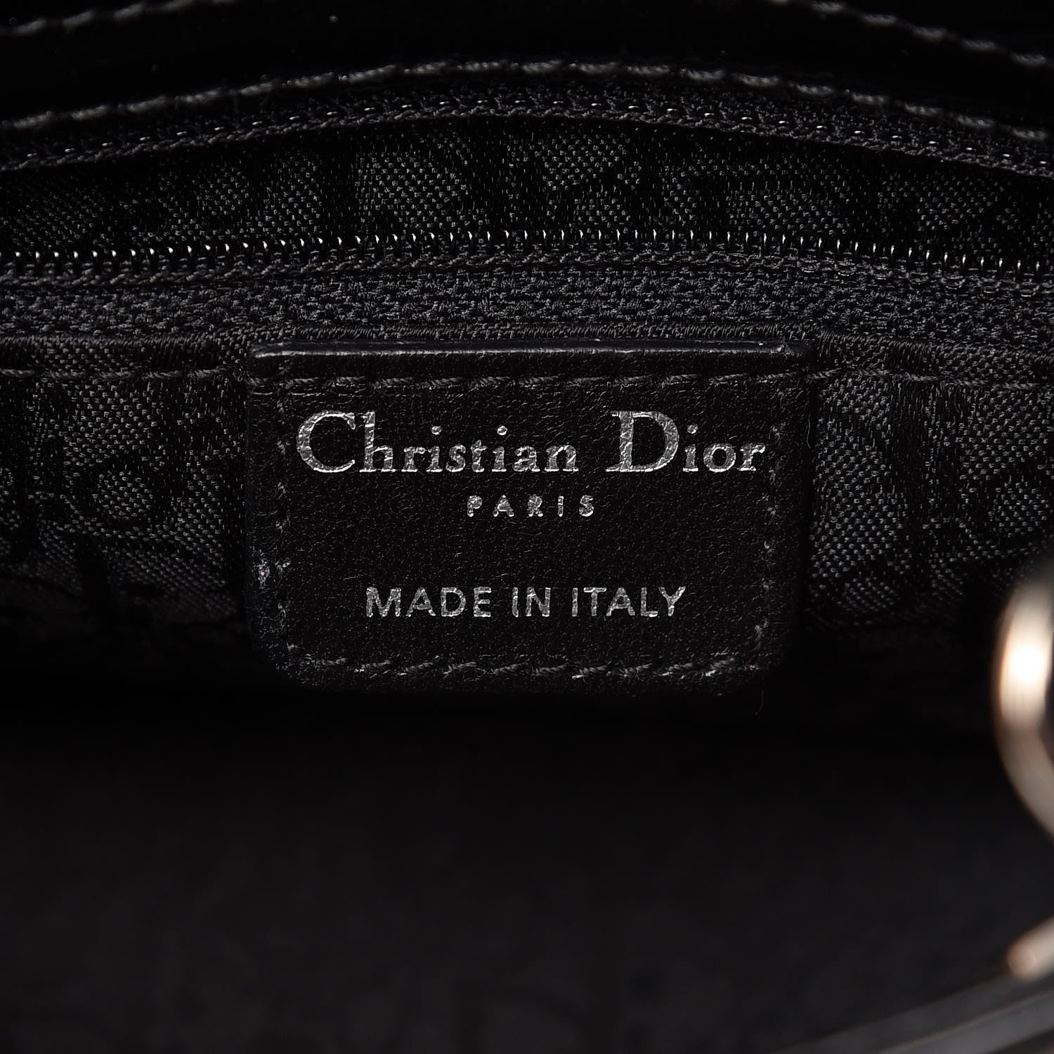 Christian Dior Patent Cannage Mini Lady Dior Black 6 of 11