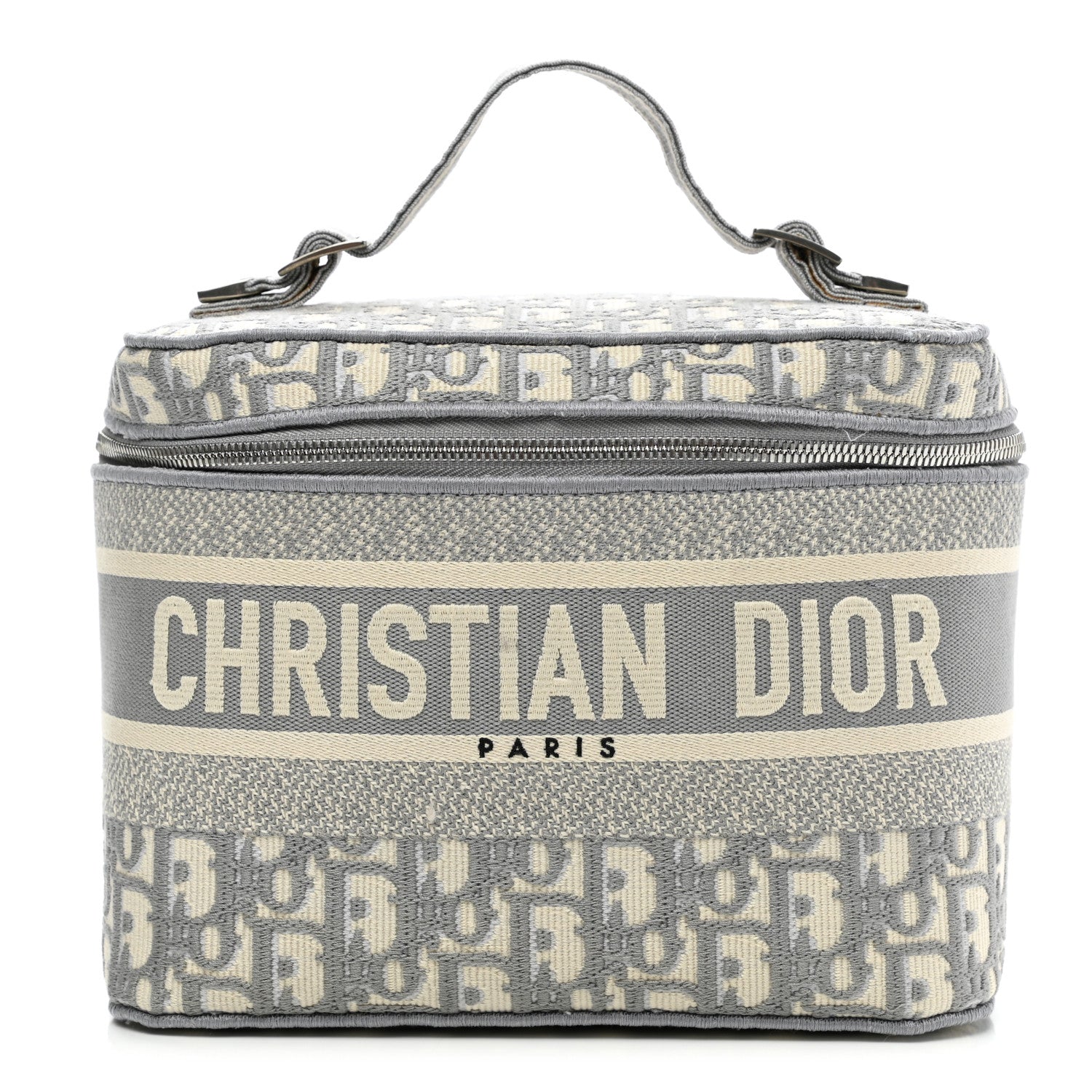 Christian Dior Oblique Diortravel Vanity Case Grey 1 of 11