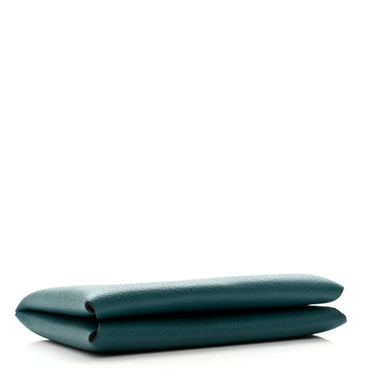 Hermes Chevre Mysore Calvi Card Case Vert Bosphore 4 of 8