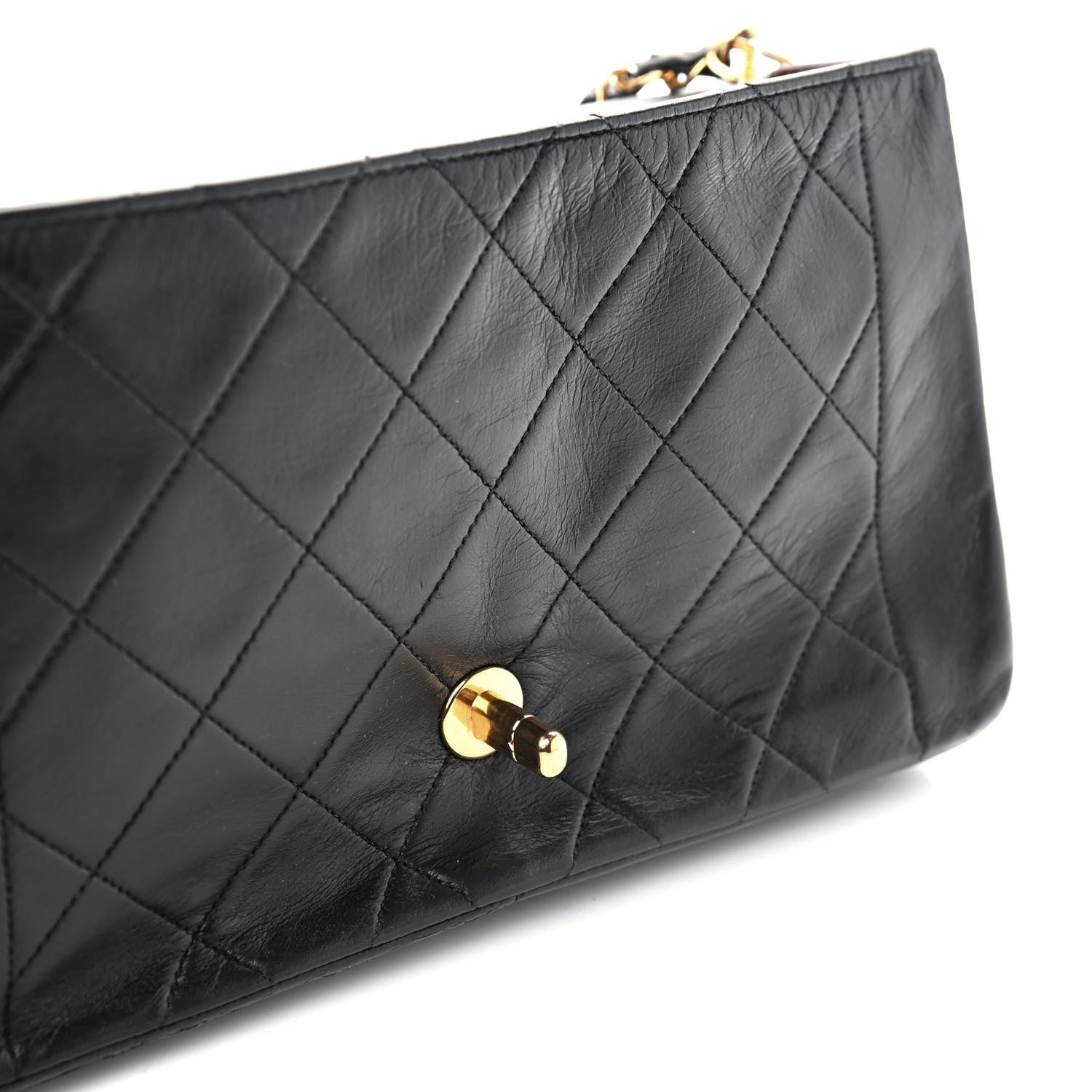Chanel Lambskin Quilted Medium Single Flap Black 11 of 13