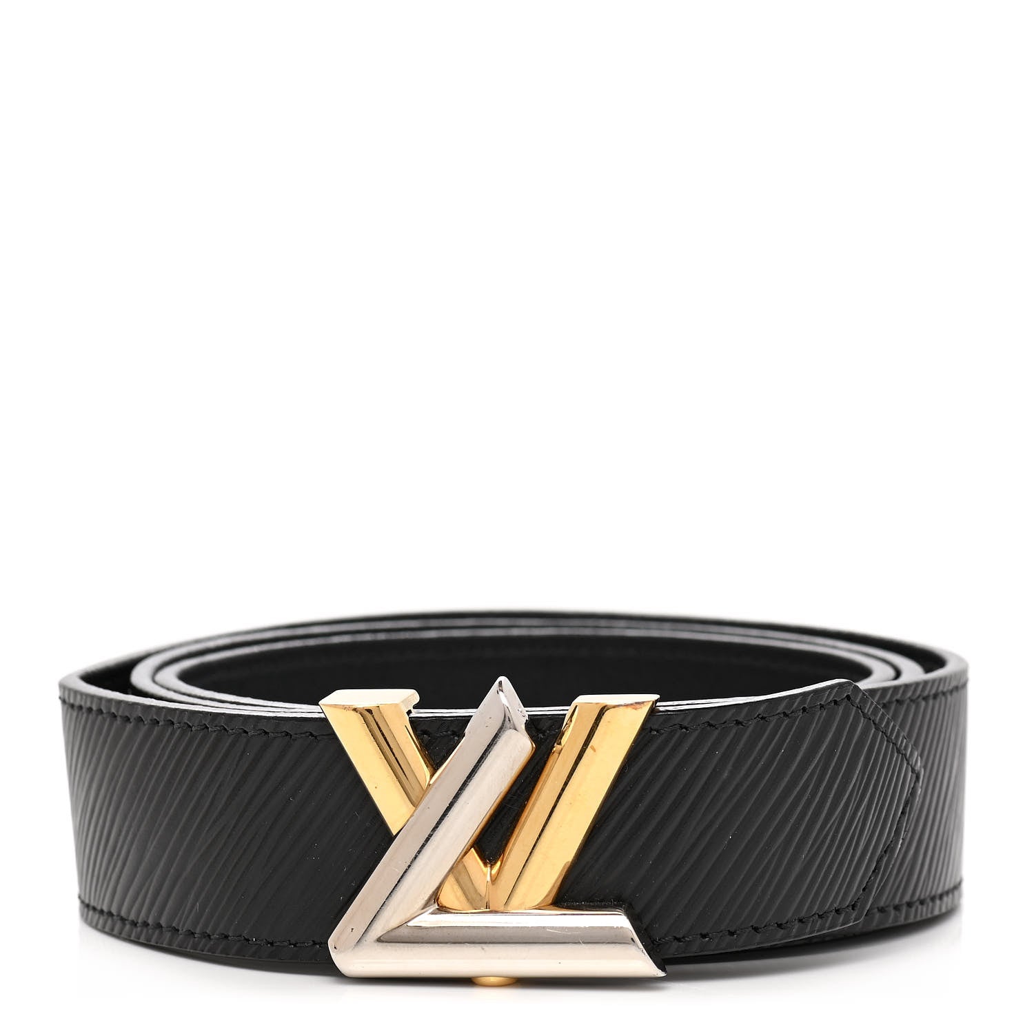 Louis Vuitton Epi 30mm LV Twist Belt 80 32 Black 1 of 8