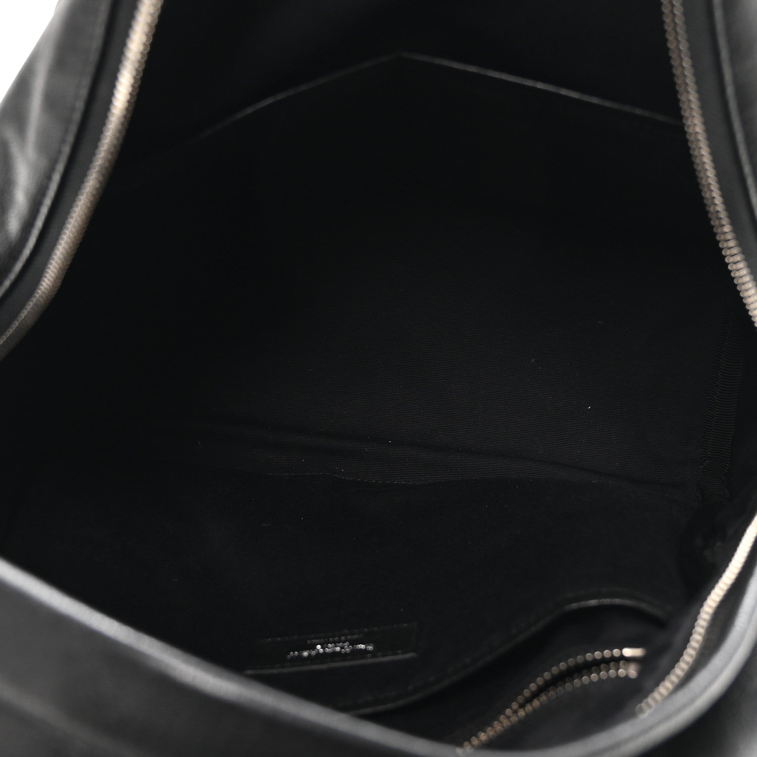 Saint Laurent Sheepskin Love Appliqué Mini City Backpack Black 5 of 10