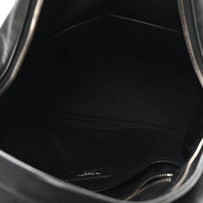 Saint Laurent Sheepskin Love Appliqué Mini City Backpack Black 5 of 10