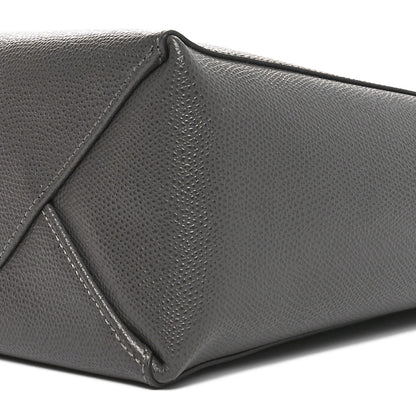 Celine Grained Calfskin Small Vertical Cabas Kohl 9 of 9