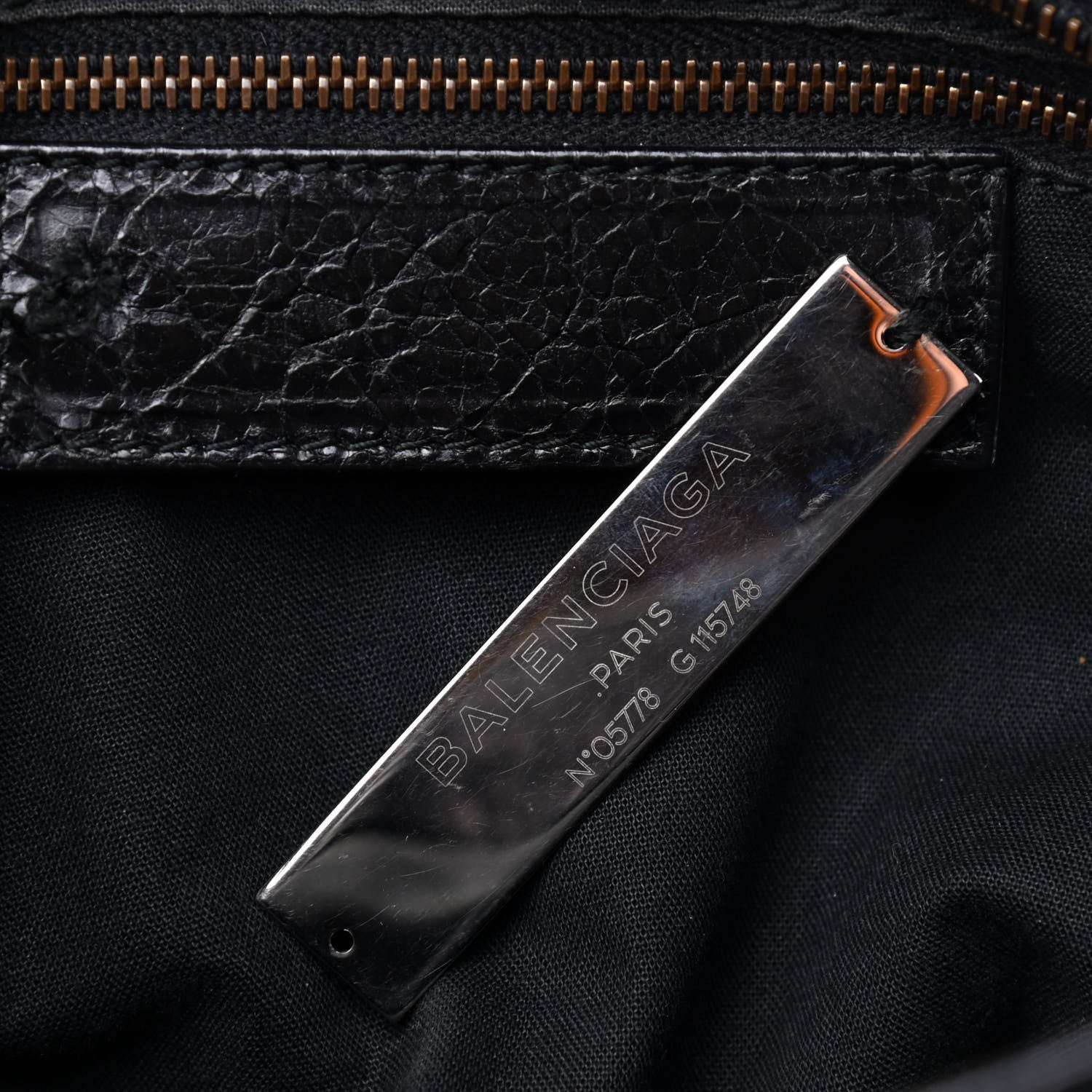 Balenciaga Agneau Classic Hardware City Black 8 of 9
