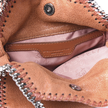 Stella McCartney Shaggy Deer Tiny Falabella Fold Over Cognac 6 of 10