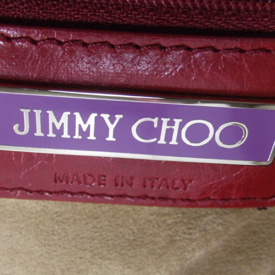 Jimmy Choo Leather Convertible Rio Oversized Clutch Red 7 of 8