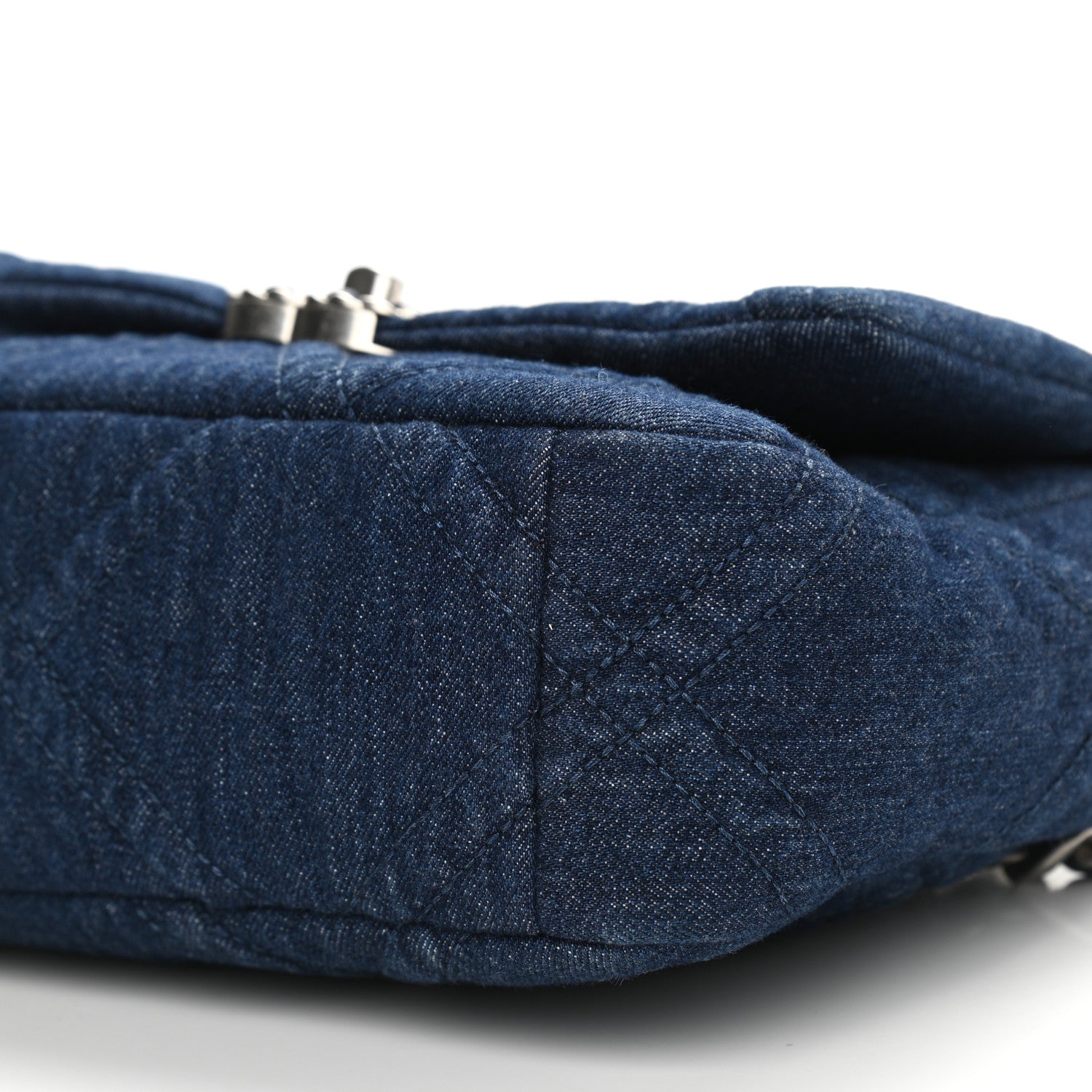 Chanel Denim Quilted Medium Chanel 19 Flap Blue 10 of 11