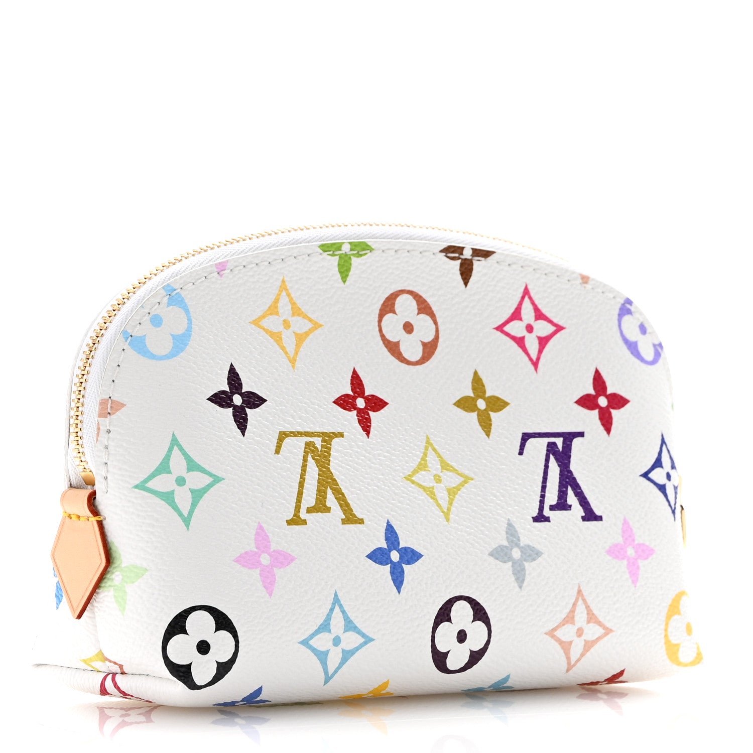 Louis Vuitton LV x TM Monogram Multicolor Cosmetic Pouch PM White 3 of 6