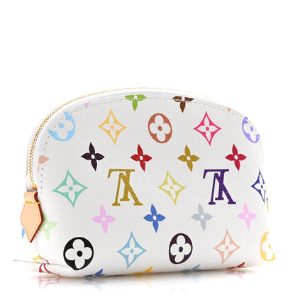 Louis Vuitton LV x TM Monogram Multicolor Cosmetic Pouch PM White 3 of 6