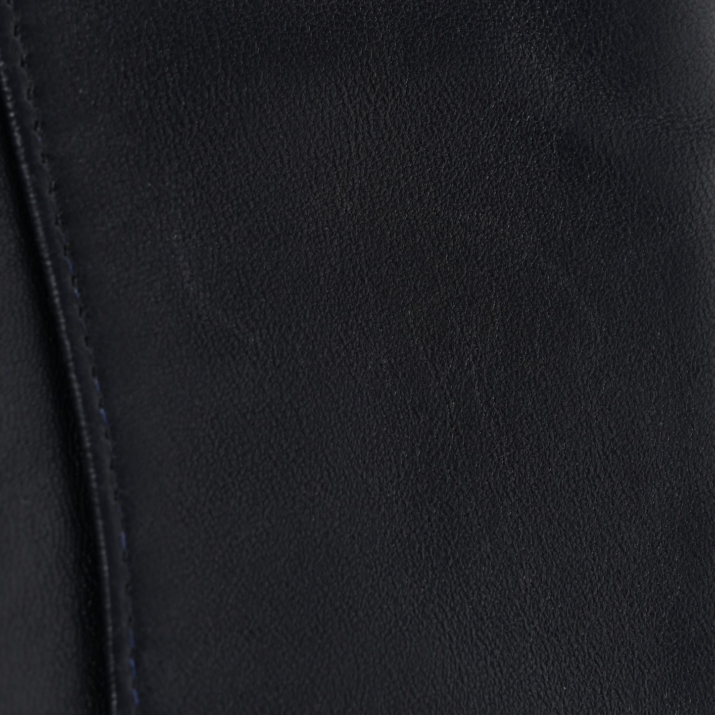Lambskin Quilted Yen Wallet Blue