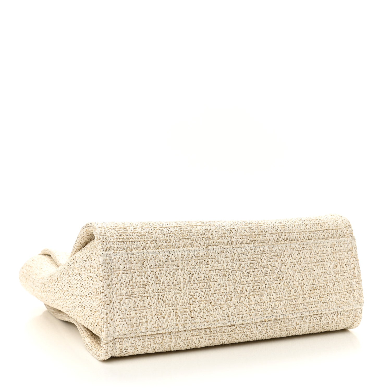Chanel Lurex Boucle Mini Deauville Tote White 4 of 10