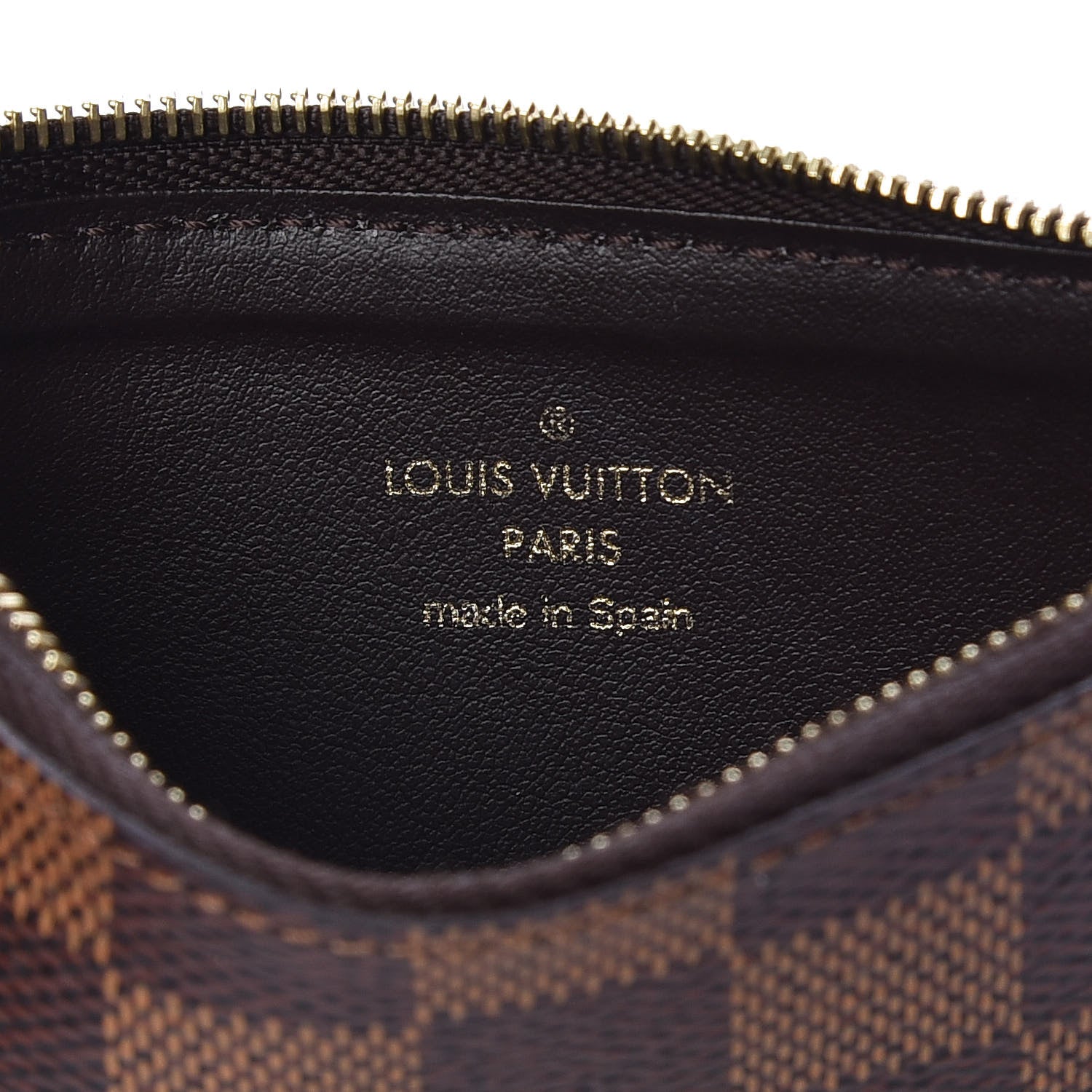 Louis Vuitton Damier Ebene Josephine Wallet Zippered Insert 6 of 6