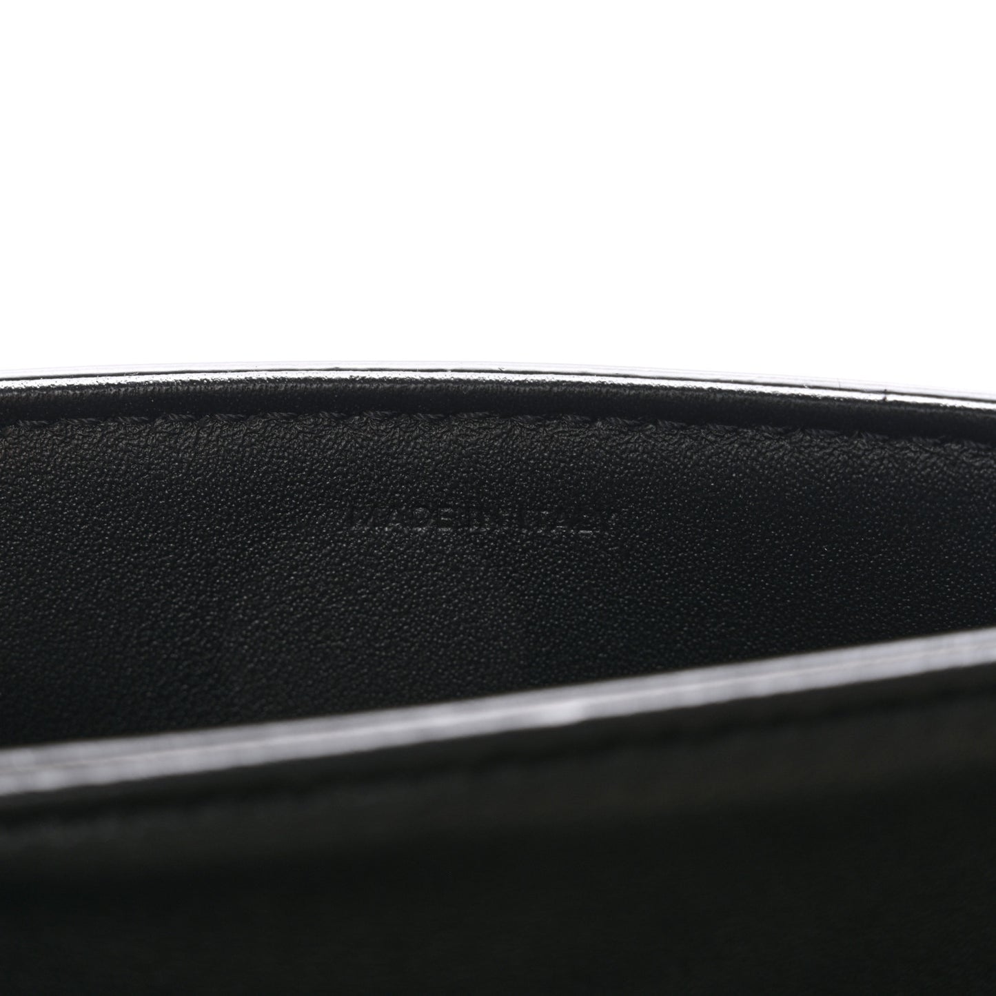 Shiny Calfskin Teen Triomphe Black
