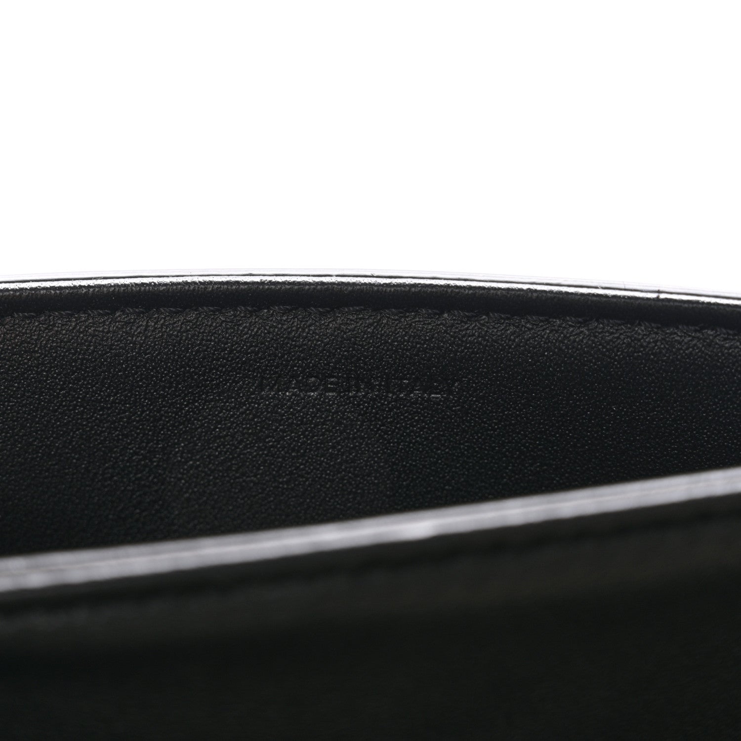 Celine Shiny Calfskin Teen Triomphe Black 7 of 10