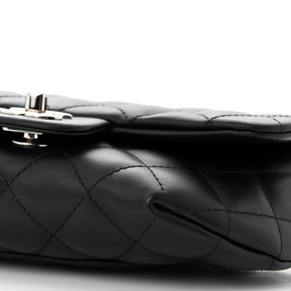 Chanel Calfskin Quilted CC Uniform Flap Belt Bag Black 11 of 11