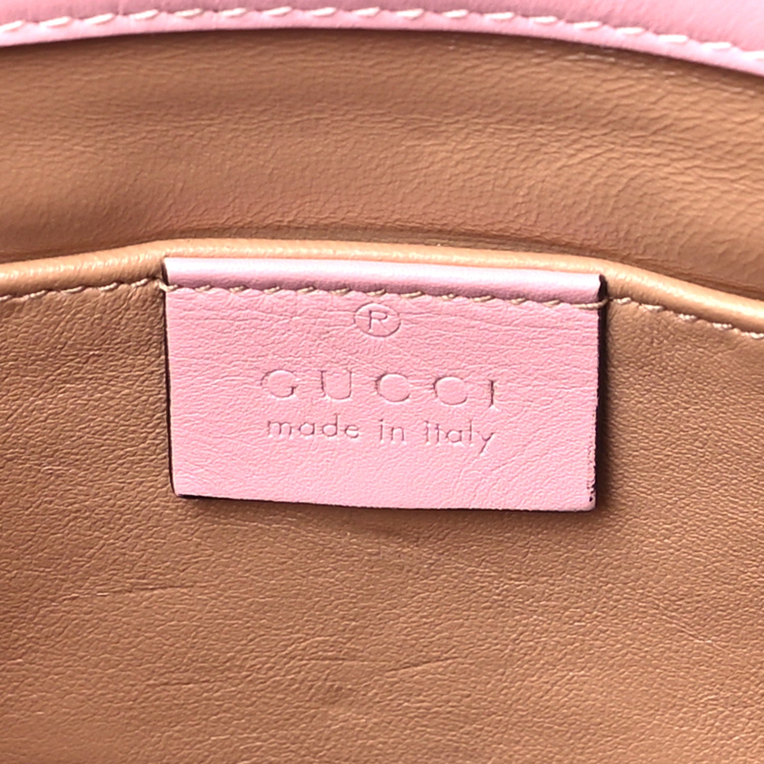 Gucci Nappa Pearl Studded Mini Queen Margaret Broadway Shoulder Bag Sugar Pink 6 of 13