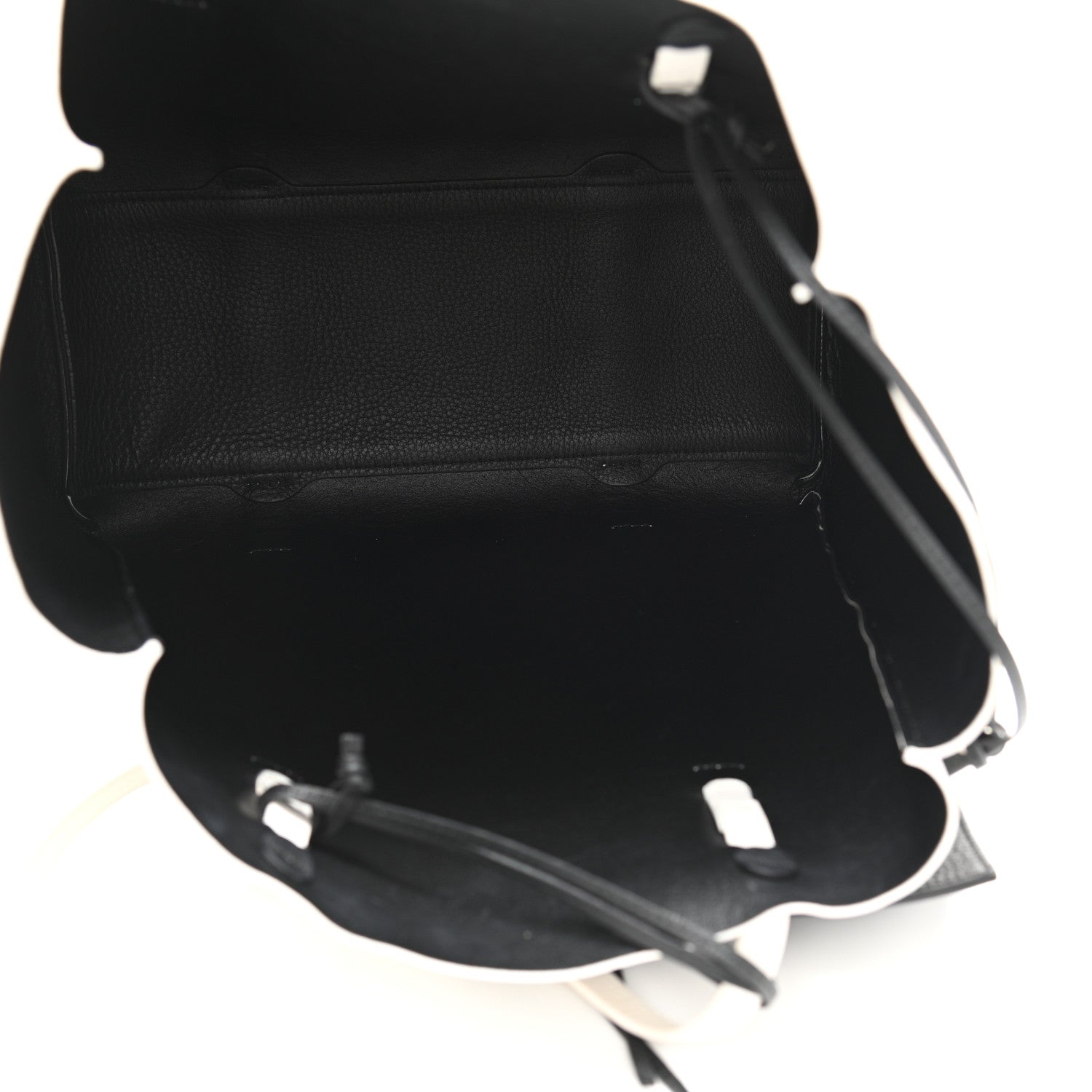 Balenciaga Smooth Calfskin Double Sided Small Everyday Tote Optic White Black 6 of 17
