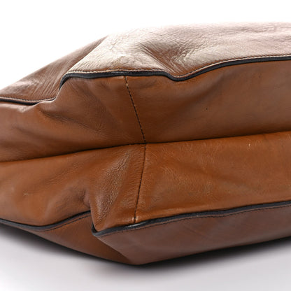 Prada Soft Calf Tote Brown 6 of 8