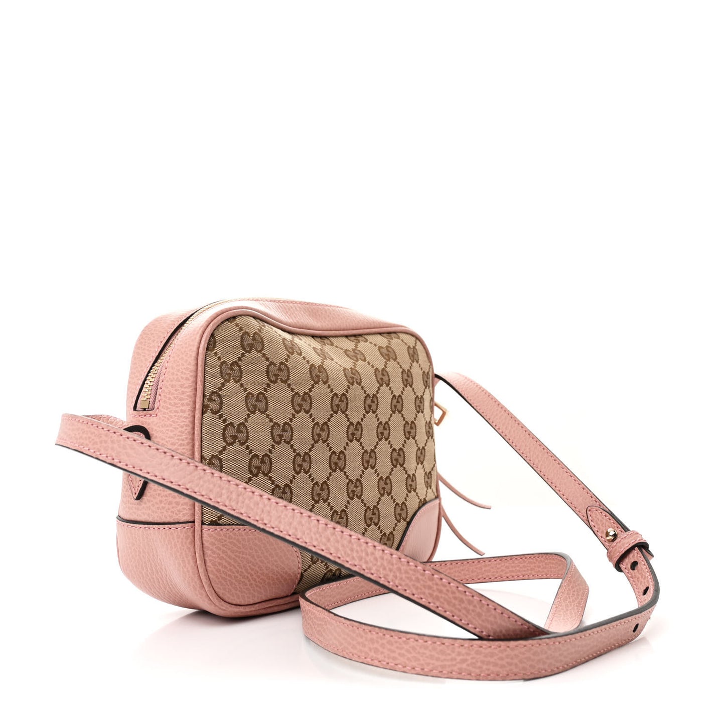 Monogram Mini Bree Messenger Bag Beige Soft Pink