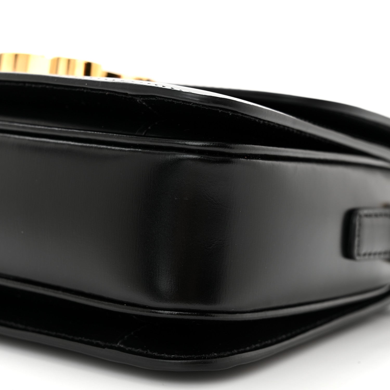 Celine Shiny Calfskin Teen Triomphe Black 9 of 9