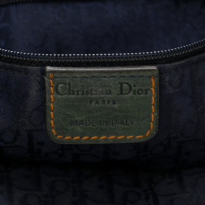 Christian Dior Calfskin Medium Gaucho Double Saddle Bag Green 6 of 19