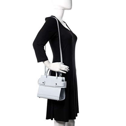 Givenchy Grained Calfskin Mini Horizon Satchel Pale Blue 2 of 12