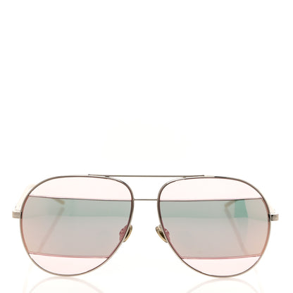 Christian Dior Metal Split 1 Aviator Sunglasses Purple 2 of 7