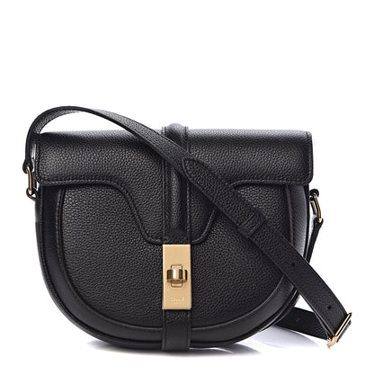 Celine Grained Calfskin Besace Small 16 Black 1 of 11