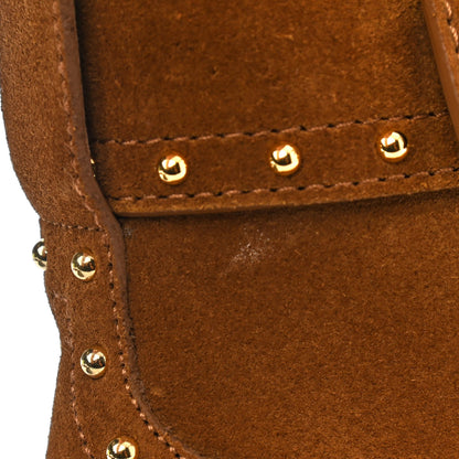 Louis Vuitton Suede Wonderland Ranger Boots 37 Brown 10 of 10